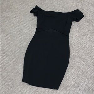 Mid stomach slip opening dress